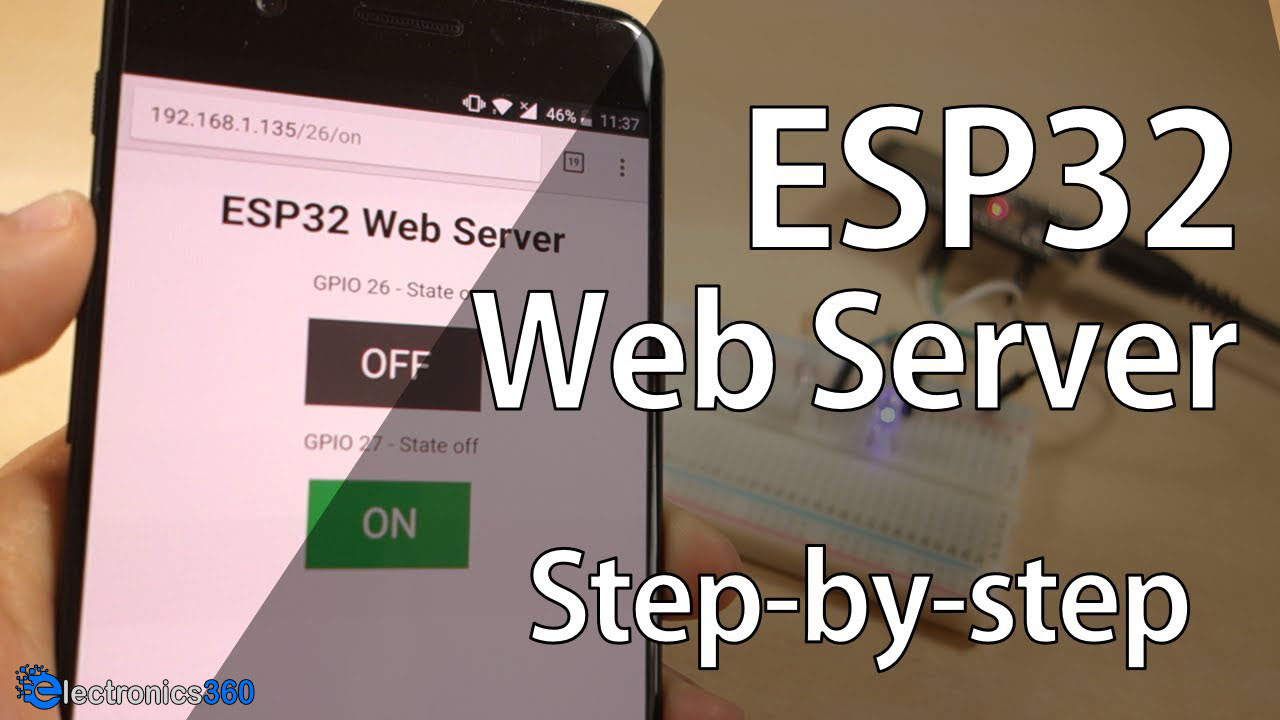How To Make An IoT Web Server Using ESP32 WROOM With Arduino IDE