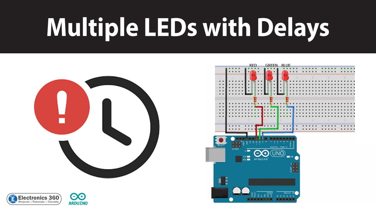 Multiple LEDs with Different Delays