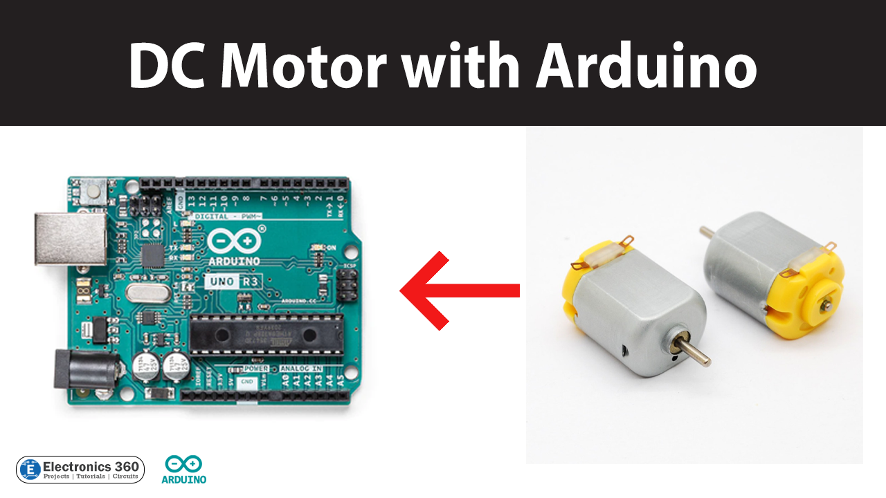 Controlling DC Motor with L293D Driver IC with Arduino