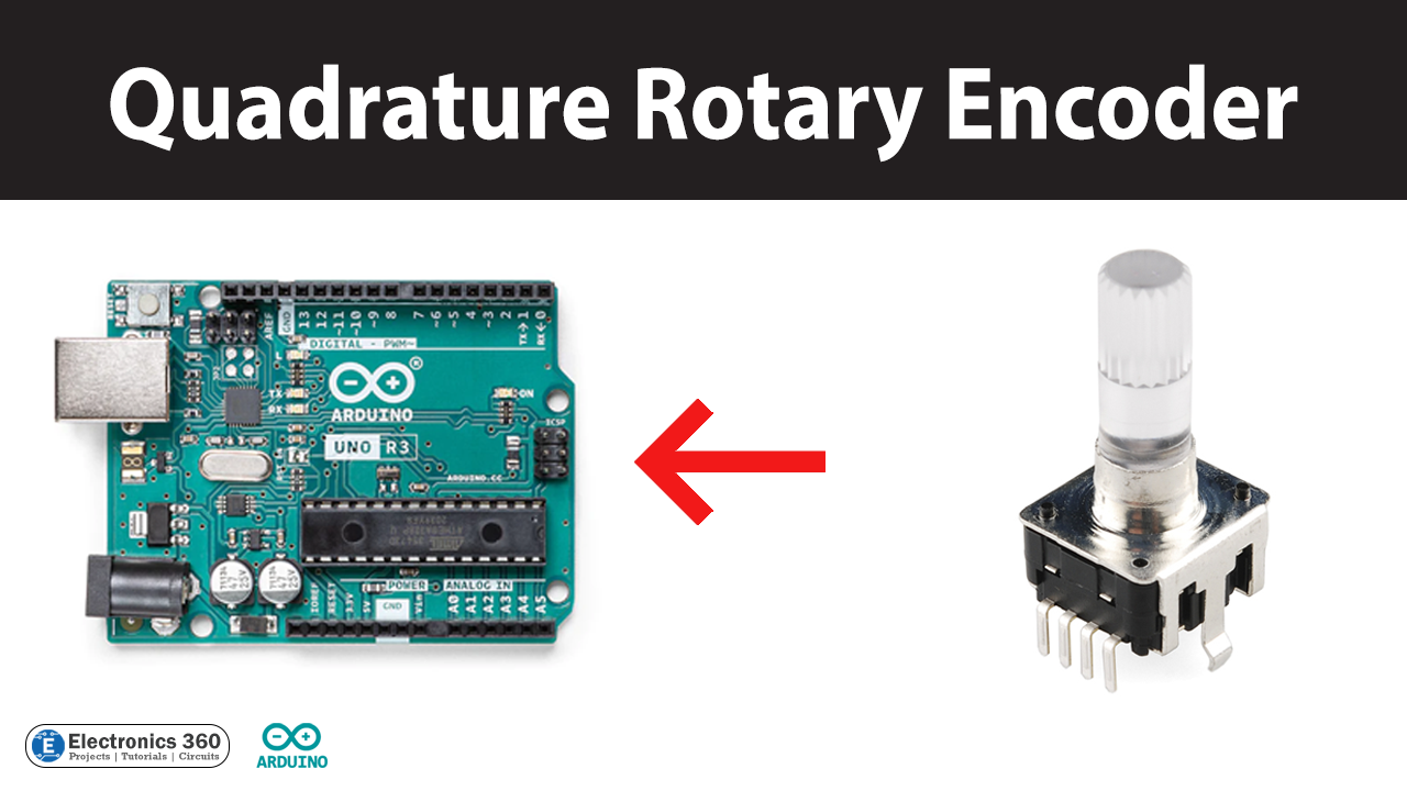 Interfacing Quadrature Rotary Encoder with Arduino