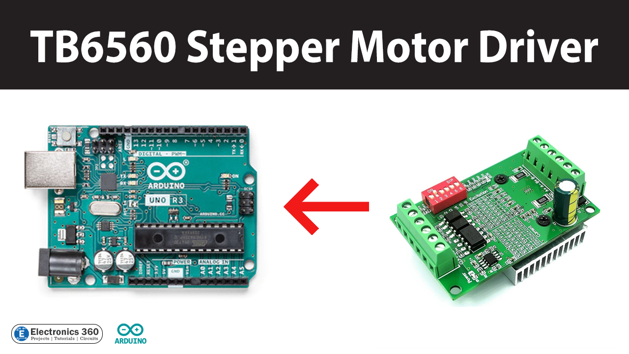 Controlling TB6560 Stepper Motor Driver with Arduino