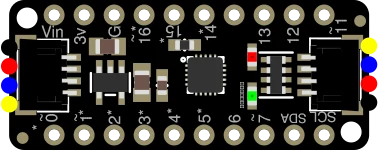 Adafruit ATtiny1616 Breakout with seesaw - STEMMA QT / Qwiic illustration