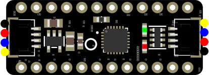 Adafruit ATtiny817 Breakout with seesaw - STEMMA QT / Qwiic illustration