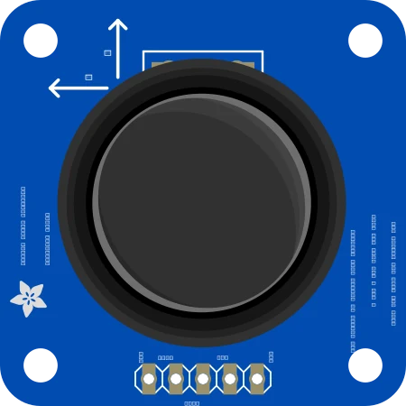 Analog 2-axis Thumb Joystick with Select Button + Breakout Board illustration