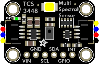 Adafruit TCS3448 14-Channel Light / Color Sensor Breakout illustration