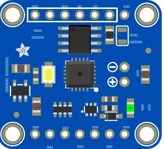Adafruit AS7262 6-Channel Visible Light / Color Sensor Breakout illustration