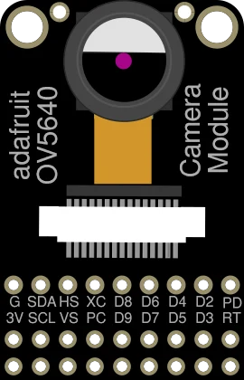 Adafruit OV5640 Camera Breakout - 120 Degree Lens illustration