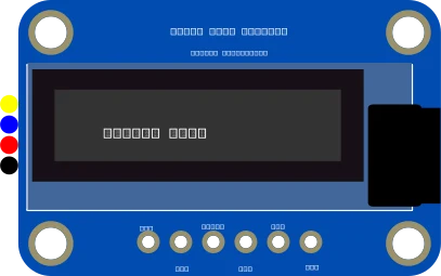 Monochrome 0.91" 128x32 I2C OLED Display - STEMMA QT / Qwiic illustration