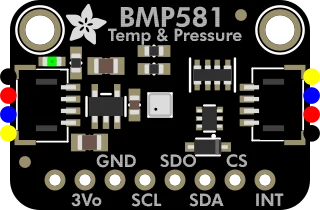 Adafruit BMP581 I2C or SPI Temperature and Pressure Sensor illustration