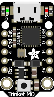 Adafruit Trinket M0 - for use with CircuitPython & Arduino IDE illustration