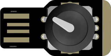 Adafruit Rotary Trinkey - USB NeoPixel Rotary Encoder illustration