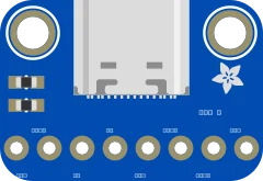 Adafruit USB Type C Breakout Board - Downstream Connection illustration