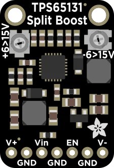 Adafruit TPS65131 Split Power Supply Boost Converter illustration