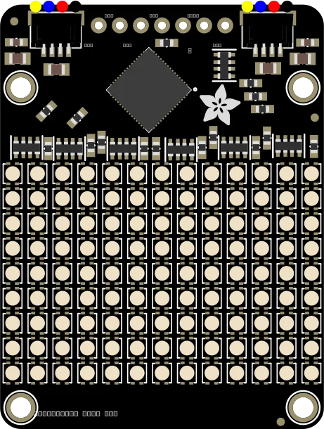 Adafruit IS31FL3741 13x9 PWM RGB LED Matrix Driver illustration