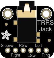 Adafruit TRRS Jack Breakout Board illustration