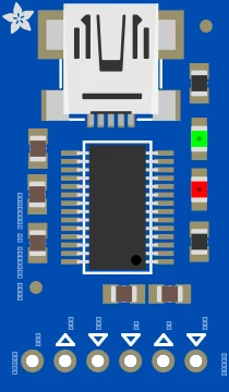 FTDI Friend with Micro USB Port + extras illustration