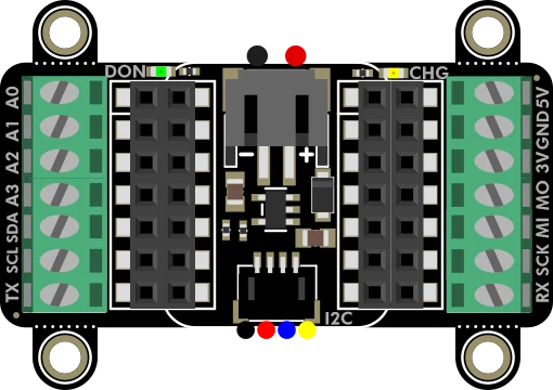 Adafruit Terminal Block BFF Add-On for QT Py and Xiao illustration