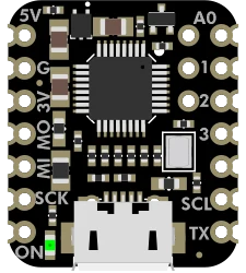 Adafruit USB Host BFF for QT Py or Xiao with MAX3421E illustration