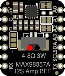 Adafruit I2S Amplifier BFF Add-On for QT Py and Xiao illustration