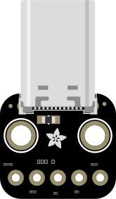 Adafruit USB Type C Plug Breakout illustration