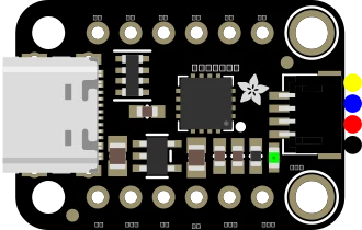 Adafruit MCP2221A Breakout - General Purpose USB to GPIO ADC I2C illustration