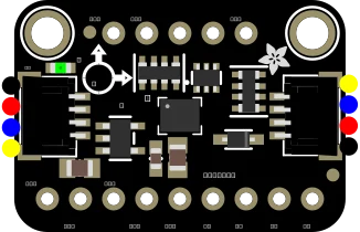 Adafruit LSM6DS3TR-C 6-DoF Accel + Gyro IMU illustration