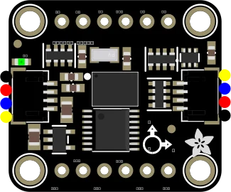 Adafruit 9-DOF Orientation IMU Fusion Breakout - BNO085 (BNO080) illustration