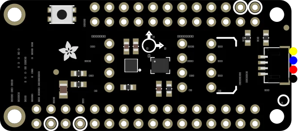Adafruit LSM6DSOX + LIS3MDL FeatherWing - Precision 9-DoF IMU illustration