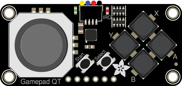 Adafruit Mini I2C Gamepad with seesaw - STEMMA QT / Qwiic illustration