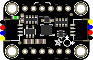 Adafruit H3LIS331 Ultra High Range Triple-Axis Accelerometer illustration