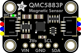 Adafruit QMC5883P - Triple Axis Magnetometer illustration