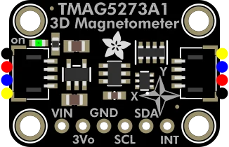 Adafruit TMAG5273 (A1) 3D Hall Effect Magnetometer Breakout illustration
