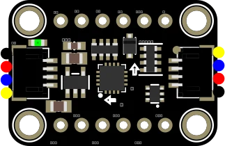 Adafruit Wide-Range Triple-axis Magnetometer - MLX90393 illustration