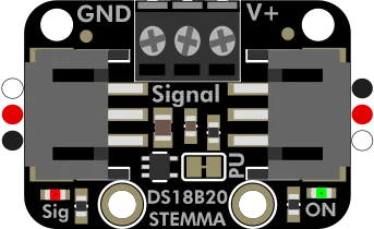 Adafruit Chainable DS18B20 Extender Breakout - STEMMA JST PH 2mm illustration