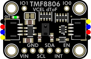 Adafruit TMF8806 Time of Flight Distance Sensor - 10mm to 5m illustration