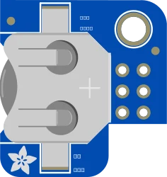 Adafruit PiRTC - PCF8523 Real Time Clock for Raspberry Pi illustration