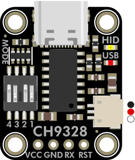 Adafruit CH9328 UART to HID Keyboard Breakout illustration