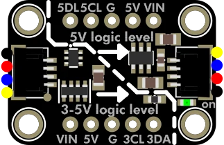Adafruit QT 3V to 5V Level Booster Breakout - STEMMA QT / Qwiic illustration