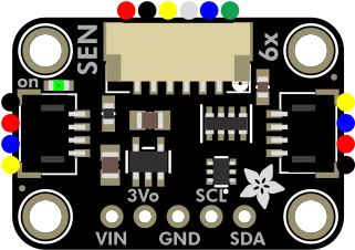 Adafruit SEN6x Breakout for Sensirion SEN66 - STEMMA QT / Qwiic illustration