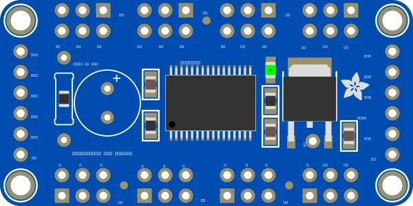 Adafruit 24-Channel 12-bit PWM LED Driver - SPI Interface illustration