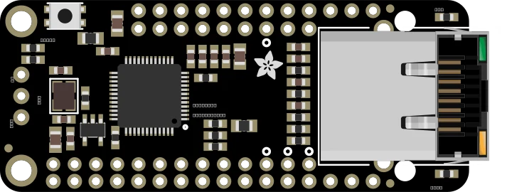 Adafruit Ethernet FeatherWing illustration