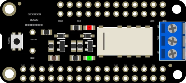 Adafruit Latching Mini Relay FeatherWing illustration