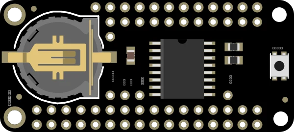DS3231 Precision RTC FeatherWing - RTC Add-on For Feather Boards illustration