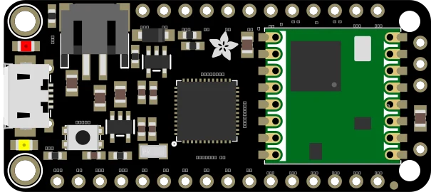 Adafruit Feather M0 RFM69HCW Packet Radio - 868 or 915 MHz illustration