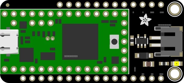 Teensy 3.x Feather Adapter illustration
