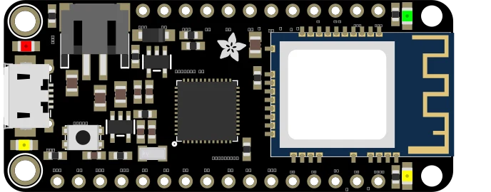 Adafruit Feather M0 WiFi - ATSAMD21 + ATWINC1500 illustration