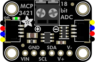 Adafruit MCP3421 18-Bit ADC - STEMMA QT / Qwiic illustration
