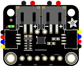 Adafruit MAX17048 LiPoly / LiIon Fuel Gauge and Battery Monitor illustration