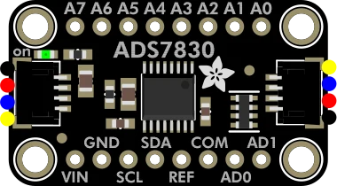 Adafruit ADS7830 8-Channel 8-Bit ADC with I2C illustration