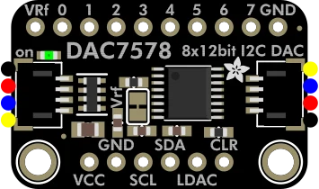 Adafruit DAC7578 Breakout - 8 x Channel 12-bit I2C DAC illustration